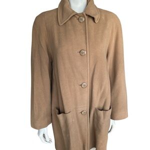 FEN-NELLI Elegant Tan Women's Pea Coat